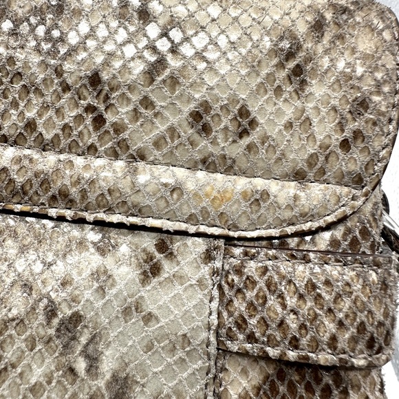 *Sold* Coach Campbell Eva Exotic Python Snakeskin Satchel w/ dust bag - Picture 8 of 12